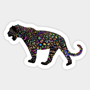 Jaguar Colorful Sticker